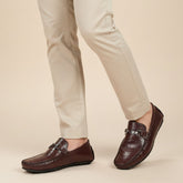 Hayes London | Cruze Driving Loafers – Brown Croco Genuine Leather Men’s Shoes